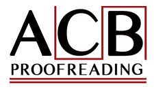 ACB Proofreading
